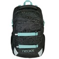 neoxx Schulrucksack »Active, Queen of the Nite«, reflektierende Details, aus recycelten PET-Flaschen