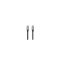 AUKEY Cable USB-C to USB-C, black CB-CD5 1.0m Nylon Alu