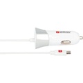Skross USB Ladegerät für Mobilgeräte mit Micro USB Anschluß im Fahrzeug