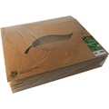 PAPSTAR, Papstar Transport und Catering Boxen Karton 80 mm x 464 mm x 313 mm Braun 10 Stück