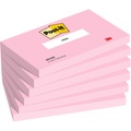 Post-it Colour Notes 127 x 76 mm 655-PNK Pink 6 Stück à 90 Blatt