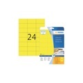 HERMA Etiketten A4 gelb 70x37 mm Papier matt 480 St.