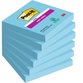 Post-it Super Sticky Haftnotizen 76 x 76 mm Ultrablau 6 Blöcke à 90 Blatt