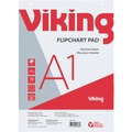 Office Depot, Office Depot Wall Mountable Kariert Flipchart-Papier Perforiert A1 70gsm 40 Blatt