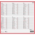 BIELLA Tafelkalender ½ J/S dt. 0871006.900022 32x29,7cm, 2022