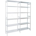 ARNO SPACE Anbauregal Epsilon 6 Grau 1.000 x 500 x 2.250 mm