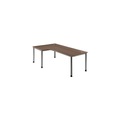 Hammerbacher Schreibtisch Matrix Nussbaum 2.000 x 1.200 x 760 x 680 - 760 mm