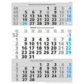 SIMPLEX 3-Monats-Wandkalender 2022 970006.22 310x400mm,blau