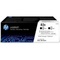 HP 83X 2er-Pack Schwarz Original LaserJet Tonerkartuschen mit hoher Reichweite