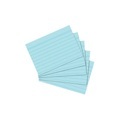 herlitz Karteikarten DIN A5 Liniert 100 Karten Blau 21 x 14,8 cm 100 Stück