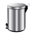 Vepa Bins Metall Abfalleimer 24,5 x 20 x 28 cm Chrom