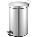 Vepa Bins, Vepa Bins Metall Abfalleimer 24,8 x 40 cm Silber