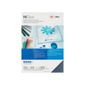 GBC HiClear Einbanddeckel A4 PVC 300 Mikron Transparent 100 Stück