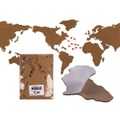 undefined, Pinwand Weltkarten-Puzzle aus Kork