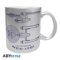 Disney, Disney - Tasse - Star Trek - Enterprise - Subli argenté - 12 cm - 320 ml