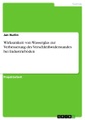 Wirksamkeit von Wasserglas zur Verbesserung des Verschleißwiderstandes bei Industrieböden