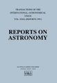 Springer Netherlands, Reports on Astronomy: Transactions of the International Astronomical Union, Volume XXIA