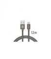 Swissten - Datenkabel Textil USB -C 1.2 M - Grey