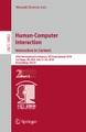 undefined, Human-Computer Interaction. Interaction in Context
