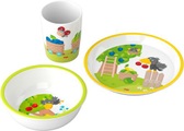 Haba, Geschenk-Set Melamingeschirr Obstgarten