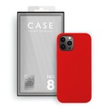 Case 44 iPhone 13 Pro Max Flüssigsilikon Cover Rot