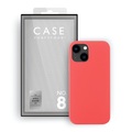Case 44 iPhone 13 Flüssigsilikon Cover Koralle