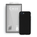 undefined, Case 44 iPhone 7 / 8 / SE Flüssigsilikon Cover Schwarz