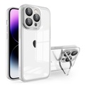 Transparente MagSafe Hülle mit Ständerfunktion für iPhone 15 Plus
