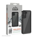 EIGER, Eiger - Samsung Galaxy S22+ Plus 5G Avalanche Case Wasserfeste Outdoor Schutz Hülle IP68 (EGCA00355) - Schwarz