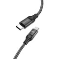 undefined, Borofone 1.5m 60W USB-C zu USB-C PD Schnellladekabel Schwarz