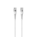 Mako 2m 60W USB-C Nylon Kabel Weiss