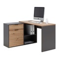 Modern Living, Schreibtisch Samson in Eiche/Graphitfarben