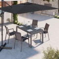Modern Living, Gartentisch Lisa Anthrazit Aluminium