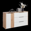 Modern Living, Kommode Cismon in Weiß/Eiche Artisan