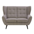 Modern Living, Zweisitzer-Sofa in Grau/Dunkelgrau