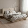 Polsterbett Frida Hellbeige Ca. 180x200 Cm 180/200 cm Beige 