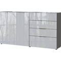 Sideboard Oakland in Grau/Graphitfarben