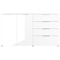 GERMANIA Sideboard »Oakland«, in 2 Breiten, Fronten und Oberboden mit Glasauflage
