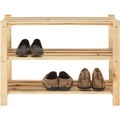 Schuhregal in Kieferfarben