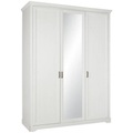Drehtürenschrank in Weiß
