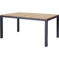 Gartentisch Mood Extreme 167,5/100/74 cm Holz Anthrazit, Teakfarben rechteckig 