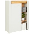 Modern Living, Highboard in Weiß Hochglanz