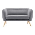 ZWEISITZER-SOFA in grau 'Bruno'