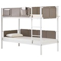 Etagenbett Timo in Weiß ca. 2x ca. 90x200cm