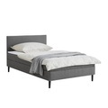 Bett Janis in Grau ca. 140x200cm