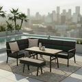 Dining-Loungeset Eleonora Outdoorgewebe