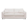Schlafsofa Agneta in Beige mit Bettfunktion