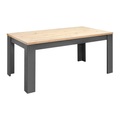 Bessagi Home, Ausziehtisch Claudio ca. 160-200x90cm Holz-Dekor