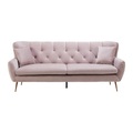 Bessagi Home, Sofa in rosa inkl. 2 Kissen 'Liliana'