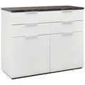 Premium Living, Kommode Mundi in Anthrazit/Weiss